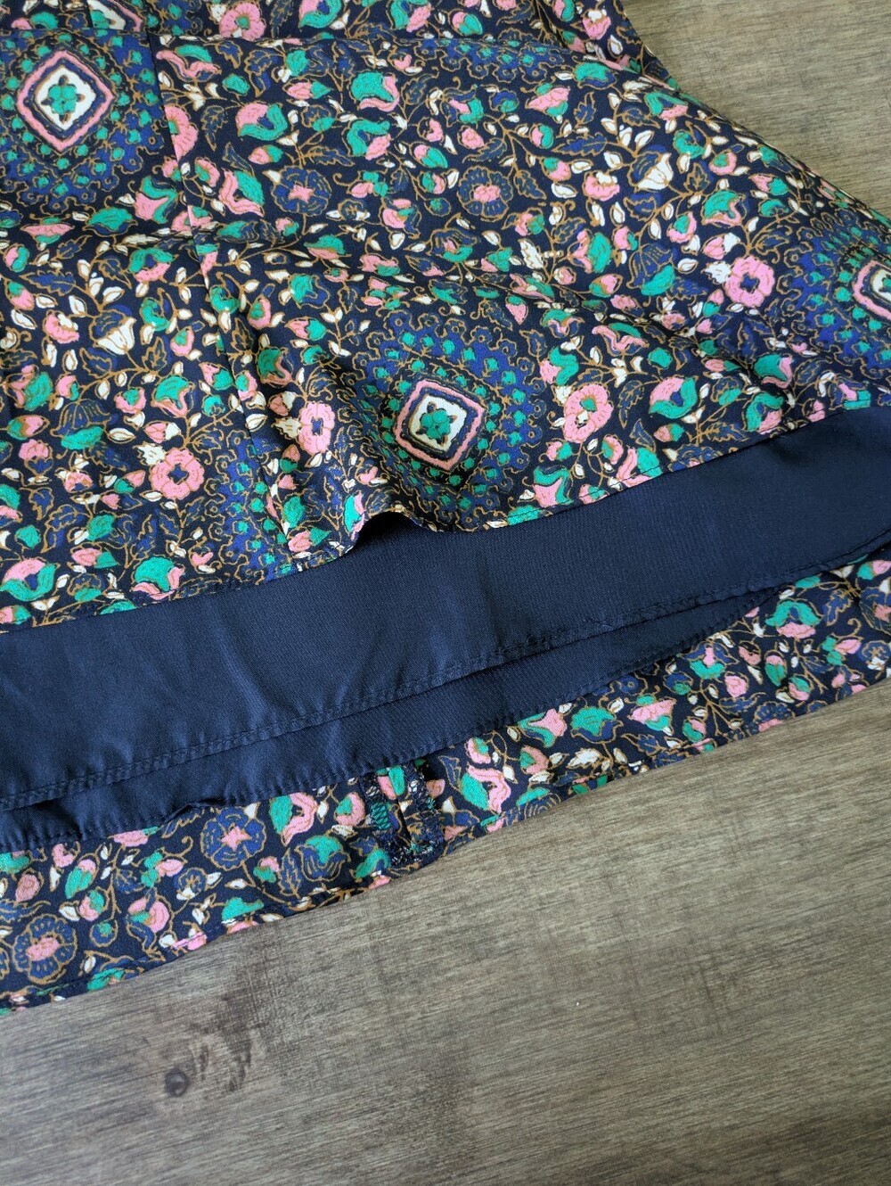 J. Crew Multicolor Floral and Geometric Short Sleeve Dress -Multicolor - Picture 6 of 11